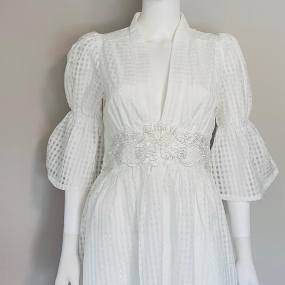 White lace waistline dress - Picture 4 of 5